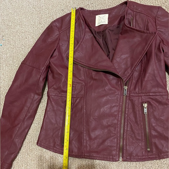 UO Pins and Needles Faux Leather Jacket Size small - Picture 7 of 9